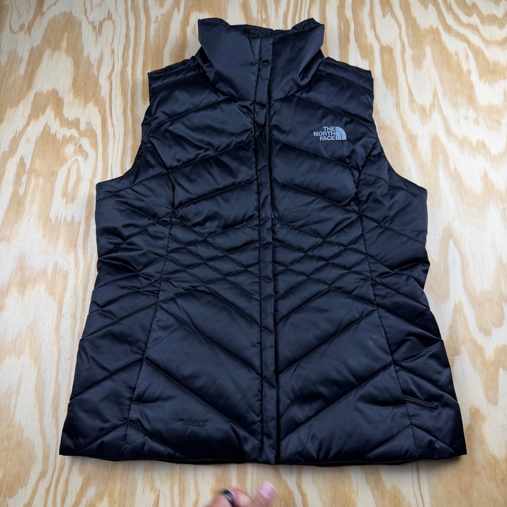 The North Face Womens 550 Down Puffer Vest Black NF0A2TDS Small